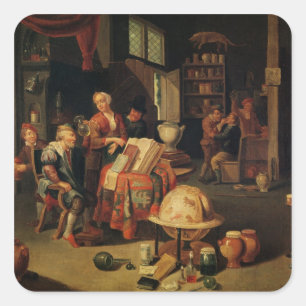 The Charlatan Square Sticker