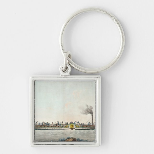 The Charles-Philippe, the first steamboat Key Ring (Front)