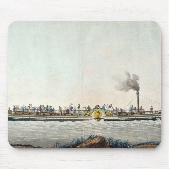 The Charles-Philippe, the first steamboat Mouse Mat (Front)