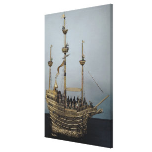 The Charles V automatic clock Canvas Print