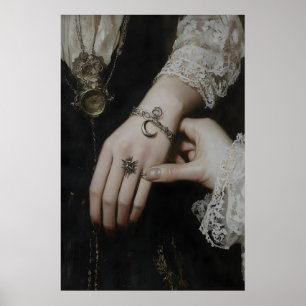 The Charm Bracelet Dark Academia Wall Art