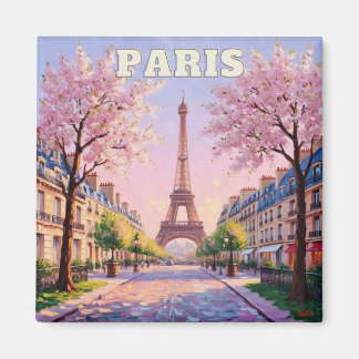 The Charm of Paris: Captured in a Magnet