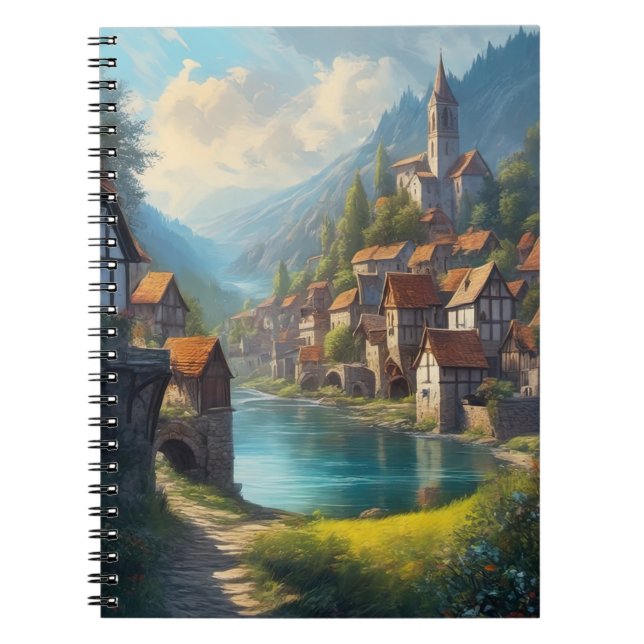 The Charming Mediaeval Town Notebook (Front)