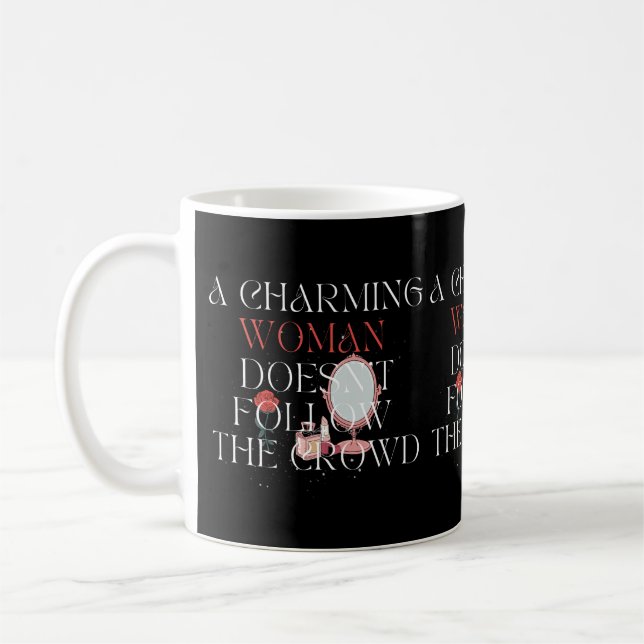 the charming woman Mug (Left)