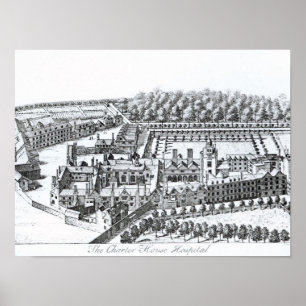 The Charterhouse Hospital, c.1720 Poster
