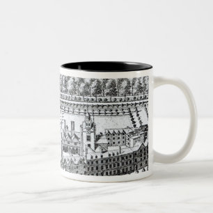 The Charterhouse Hospital, c.1720 Two-Tone Coffee Mug