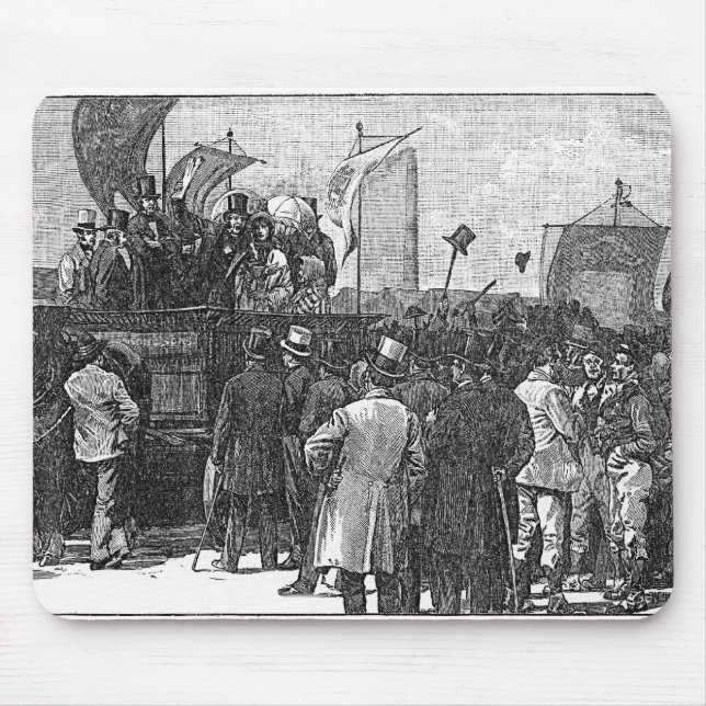 The Chartist Demonstration on Kennington Mouse Mat (Front)