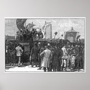 The Chartist Demonstration on Kennington Poster