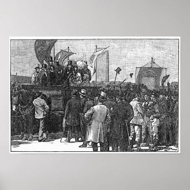 The Chartist Demonstration on Kennington Poster (Front)
