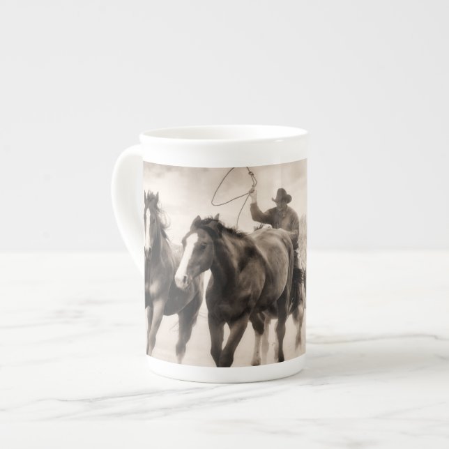 The Chase I Bone China Mug (Front Left)