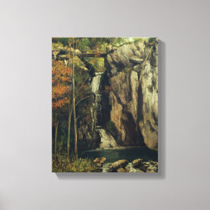 The Chasm at Conches, 1864 Canvas Print