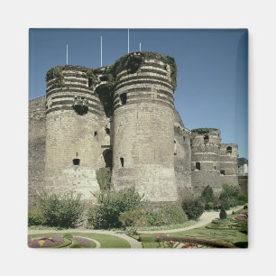 The Chateau d'Angers, completed 1238 Magnet