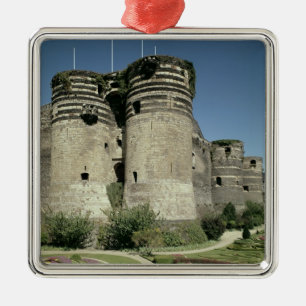 The Chateau d'Angers, completed 1238 Metal Tree Decoration