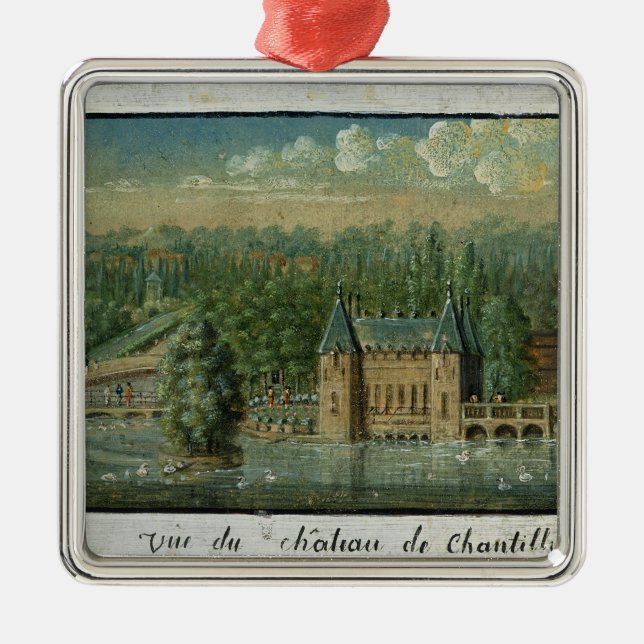 The Chateau de Chantilly Metal Tree Decoration (Front)