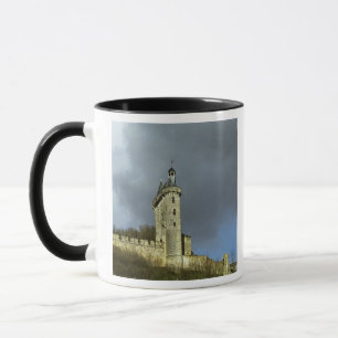 The Chateau de Chinon castletheis on a hilltop Mug