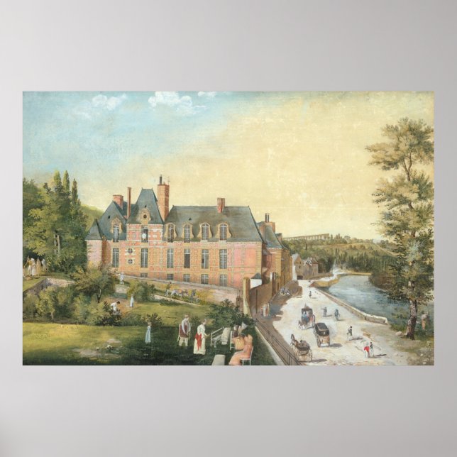 The Chateau de la Chaussee, Bougival Poster (Front)