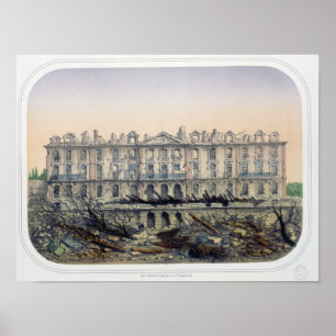 The Chateau de Meudon Bombarded Poster