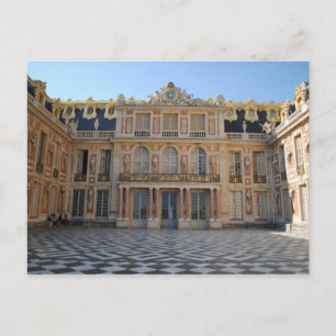 The Château de Versailles Façade Postcard