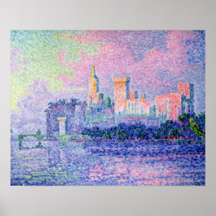 The Chateau des Papes, Avignon, 1900 Poster