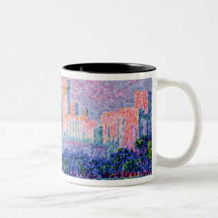 The Chateau des Papes, Avignon, 1900 Two-Tone Coffee Mug
