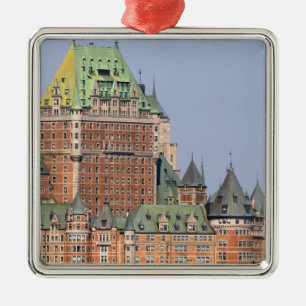 The Chateau Frontenac in Quebec City, Canada. Metal Tree Decoration
