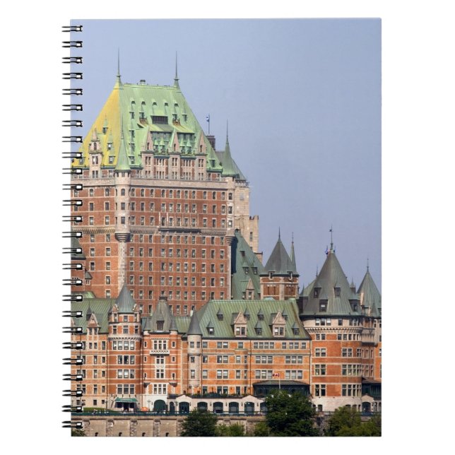 The Chateau Frontenac in Quebec City, Canada. Notebook (Front)