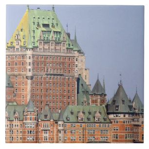 The Chateau Frontenac in Quebec City, Canada. Tile