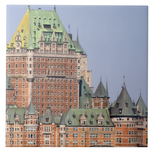 The Chateau Frontenac in Quebec City, Canada. Tile (Front)