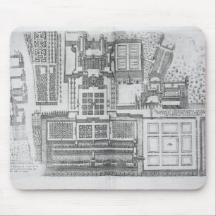 The Chateau, gardens and part of the park at Verne Mouse Mat