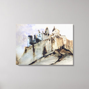 The Chateau of Vianden, 1871 Canvas Print