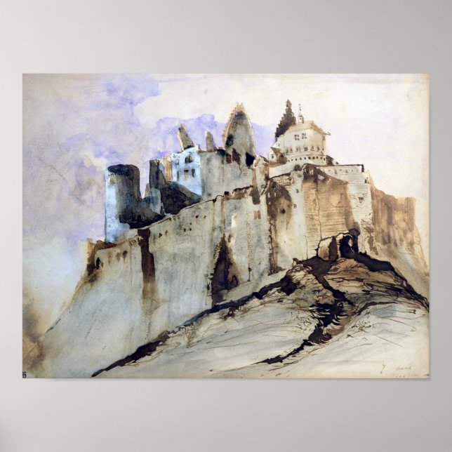 The Chateau of Vianden, 1871 Poster (Front)
