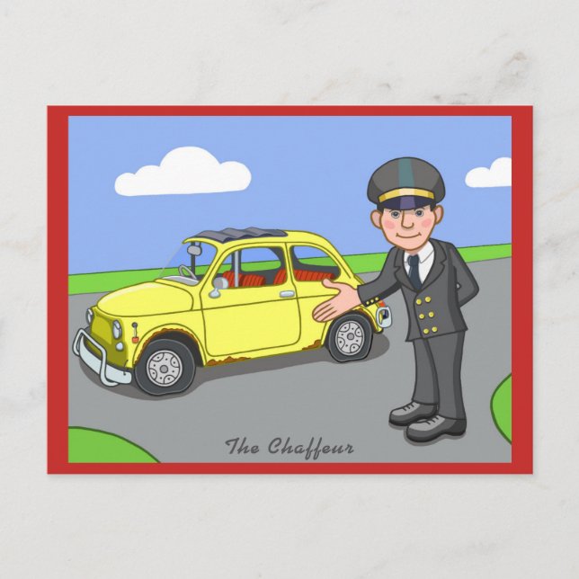 The Chauffeur Postcard (Front)