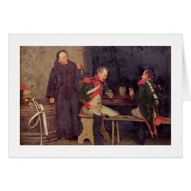 The Cheat (oil on canvas) (one of pair - See 19572 (Front Horizontal)