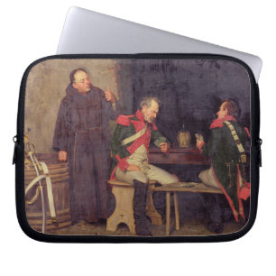 The Cheat (oil on canvas) (one of pair - See 19572 Laptop Sleeve
