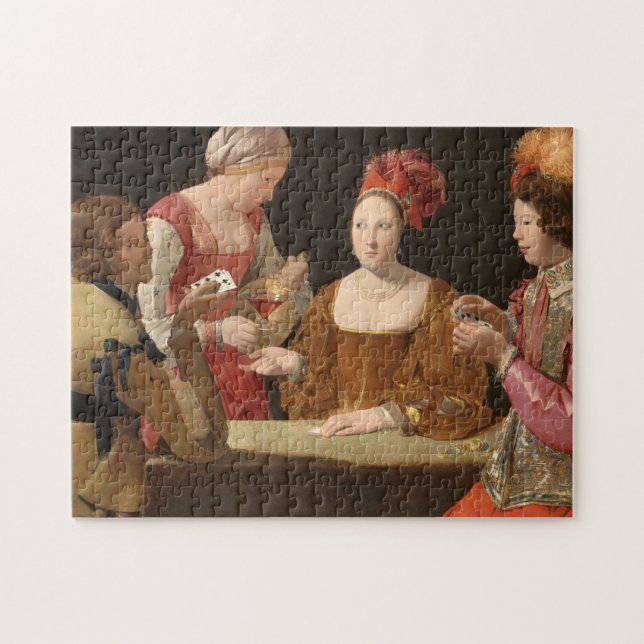 The Cheat with the Ace of Clubs, La Tour Jigsaw Puzzle (Horizontal)