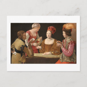 The Cheat with the Ace of Clubs, La Tour Postcard