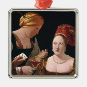 The Cheat with the Ace of Diamonds Metal Tree Decoration