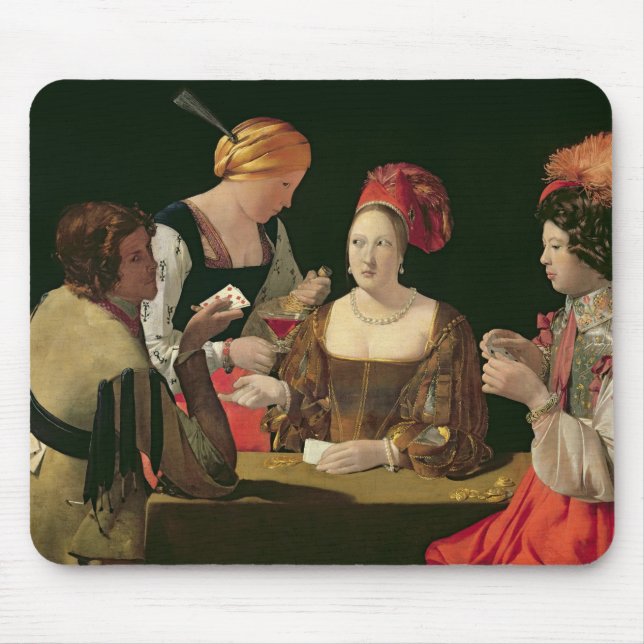 The Cheat with the Ace of Diamonds Mouse Mat (Front)