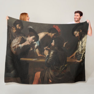 The Cheats, Mercenary Soldiers Playing Cards Fleece Blanket