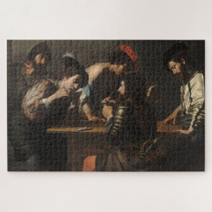 The Cheats, Mercenary Soldiers Playing Cards Jigsaw Puzzle