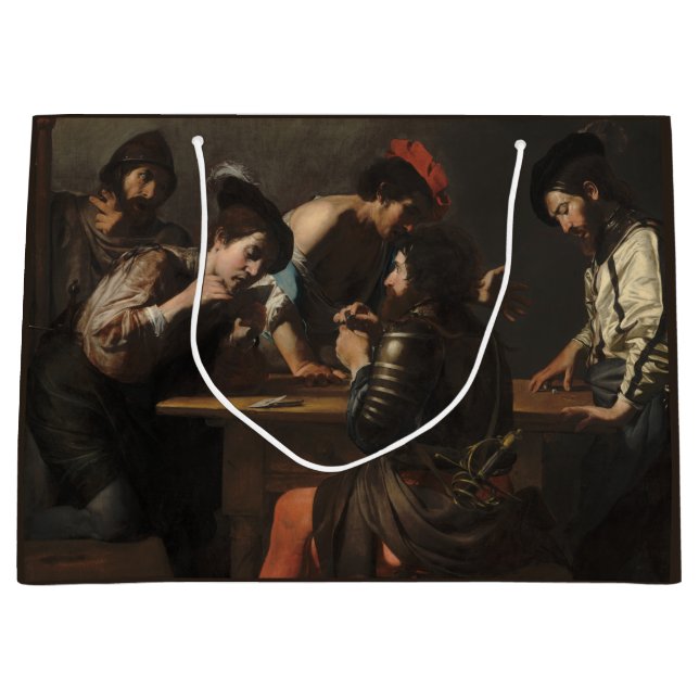 The Cheats, Mercenary Soldiers Playing Cards Large Gift Bag (Front)