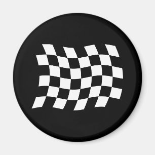 The Checkered Flag Magnet
