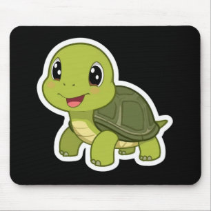The Cheerful Turtle Who Never Rushed Mouse Mat