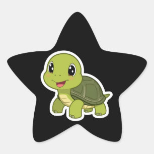 The Cheerful Turtle Who Never Rushed Star Sticker