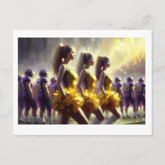 The Cheerleaders,  Postcard (Front)