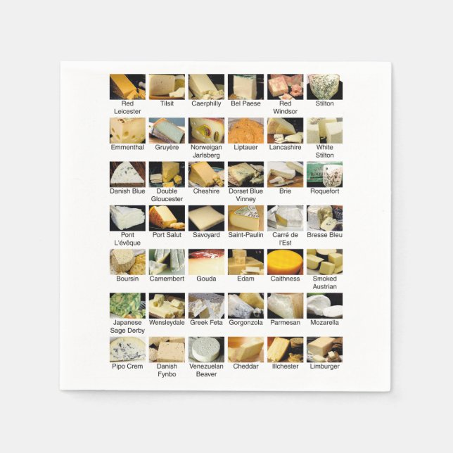 The Cheese Shoppe Napkin (Front)