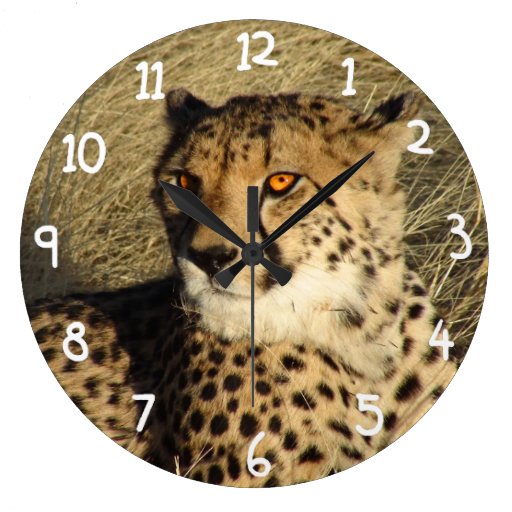 Image of The Cheetah Large Clock