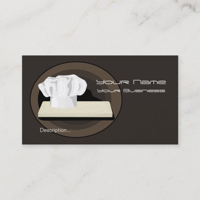 The Chef Business Card (Front)