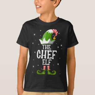 The Chef Elf Family Matching Christmas T-Shirt