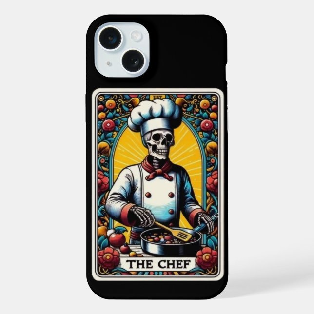 The Chef Tarot Card Collection iPhone Case (Back)